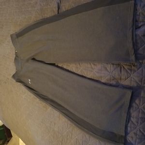 Under Armour wide leg lounge pants, Size S, Charcoal Gray